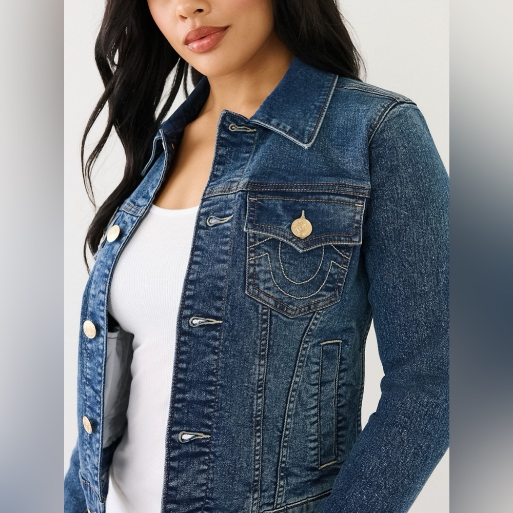 True Religion Jesse SN Slim Denim Jacket Medium
